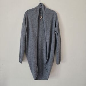 RED ENVELOPE Gray Women's Sweater Cardigan 100% Cashmere Size Small